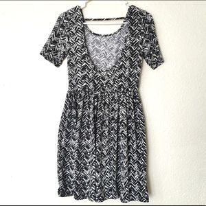 Forever21 Scoop Back Skater Dress